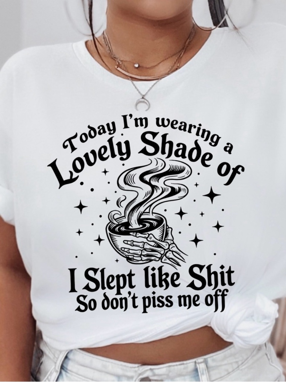 NEW Dark Humor Shirt, Funny Sayings Shirt, Sarcastic Shirts, S-5X, Coffee Saying